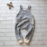 ＊80size＊ 星たっぷりサロペット