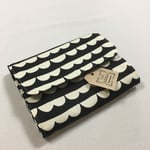 【送料無料】蛇腹カードケース  母子手帳 A6 サイズ モノトーン 半円