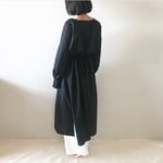 blackギャザーワンピース