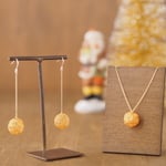 予約販売◯X’mas限定 糸から生まれた小さな流れ星ギフトセット ゴールド （ピアス＆ネックレス）◯12/10頃発送・送料無料