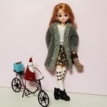 モコモコロングカーディガン(グレー) リカちゃん ブライスの洋服