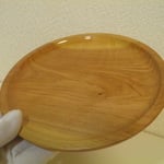木のプレート皿 サクラ 19.6㎝Φ×1.1cm　