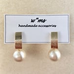 new▷レクタングルピアス／イヤリング