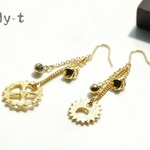 edy-t■クロックピアス・イヤリング☆送料無料