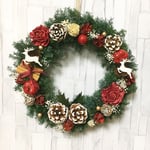 幸せのクリスマスリース☆トナカイ  L