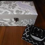 m様オーダー作品　♥ お道具箱とリボントレー