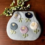   ✥空色のがま口✥  お花