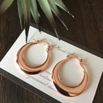 rose gold hoop pierce【１】