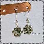 １点限り♥SWAROVSKIパールボールピアス／イヤリング グレー