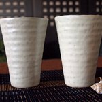 白いパールのアカップ　2個セット