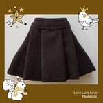 再出品　秋冬スエードタックスカート　ブライス　リカちゃん
