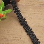 再入荷♪ケミカルレース（アンティール）★3mパック　黒