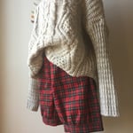  大人のショートパンツ★赤チェック