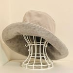 冬もつば広 あたたかい パイル コーデュロイ リバーシブル帽子 60〜65cm サイズ調整可能   大きい