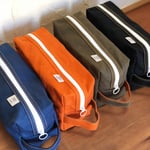 ｜10号パラフィン防水帆布｜BOX ポーチ <選べるカラー 5色>