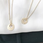 ムーンライト ネックレス  ーゴールド ☆ マットゴールド