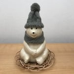 【再販】しろくま貯金箱ニット帽・スヌードセット♡(送料無料)