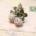 布花 しろつめ草のブローチ