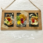 🍊コルクボードの壁飾り🥥〜4