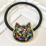 きらきら猫のヘアゴム  再販3個目