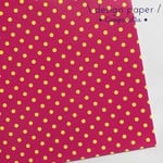 デザインペーパー/No.13水玉★マゼンタ/5枚入/design paper/ドット