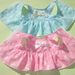 はなちゃんのお洋服２枚セット●リボン・水色とピンク●メルちゃん・ソランちゃんにも