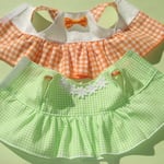 はなちゃんのお洋服２枚セット●オレンジ・黄緑