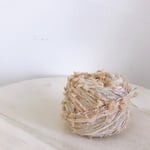 味のあるベージュ 引き揃え糸