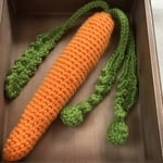 大きな ニンジン🥕あみぐるみ 鈴入り♪