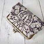 【SALE♪】リバティプリント 12㎝角型がま口ポーチ セバートン