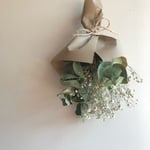 ＊再販＊ カスミ草とユーカリのミニドライスワッグ  再販