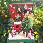 🎄🎅🎁✨Christmas ミニチュア  ドールハウス  ガーデン  ガーデニング   部屋 カフェ 家        