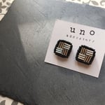ロングビーズスクエアピアスorイヤリング