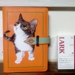 B6サイズバインダー式手帳カバー　猫だらけ
