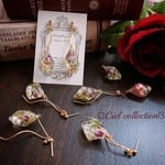 [kaolineneko様専用]ミニ薔薇鉱石のSwingピアス🌹