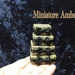 ミニチュア　ラッピング　プレゼントボックス　４段セット　ブラック（ヒョウ柄）