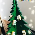 麻雀牌とクリスマスオーナメント ツリー 現品です