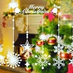 クリスマス ウォールステッカー 結晶