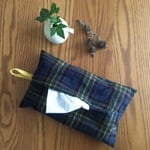 ボックスティッシュカバー♪チェック♪　～冬～