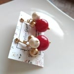 艶っとディープレッド:ピアスorイヤリング