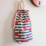 【ご依頼品】ナチュラル可愛い♪サクランボのシューズ巾着