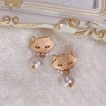 おしゃれキャットピアス