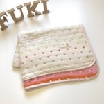 送料込み ふわふわ6重ガーゼブランケット 大サイズ   ドット
