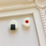 おにぎりピアス 梅とのり