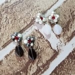 文鳥カラーピアス（イヤリング）