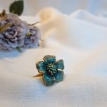【再販】お花のレトロなリング