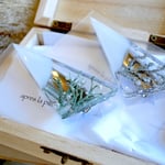 sora_minuet様○hair clip...snow/シルバー/apres la pluie