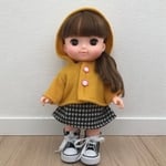 再販 送料無料 ソラン メルちゃん 千鳥格子ワンピースセット