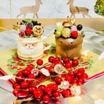 ホッコリサンタさん🤶トナカイさん🦌ブラウン＆ホワイト