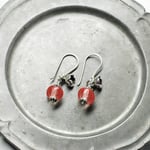 ヴィンテージベネチアビーズのピアス